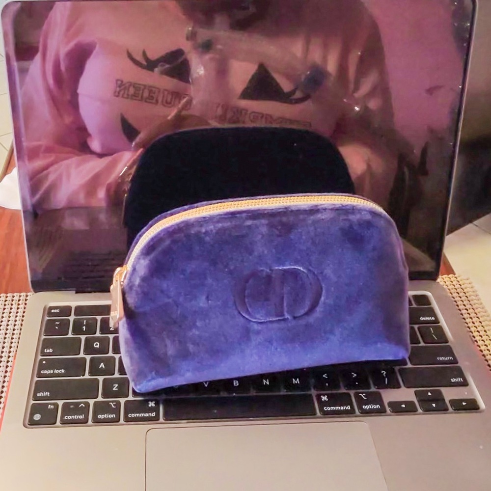 Dior makeup pouch